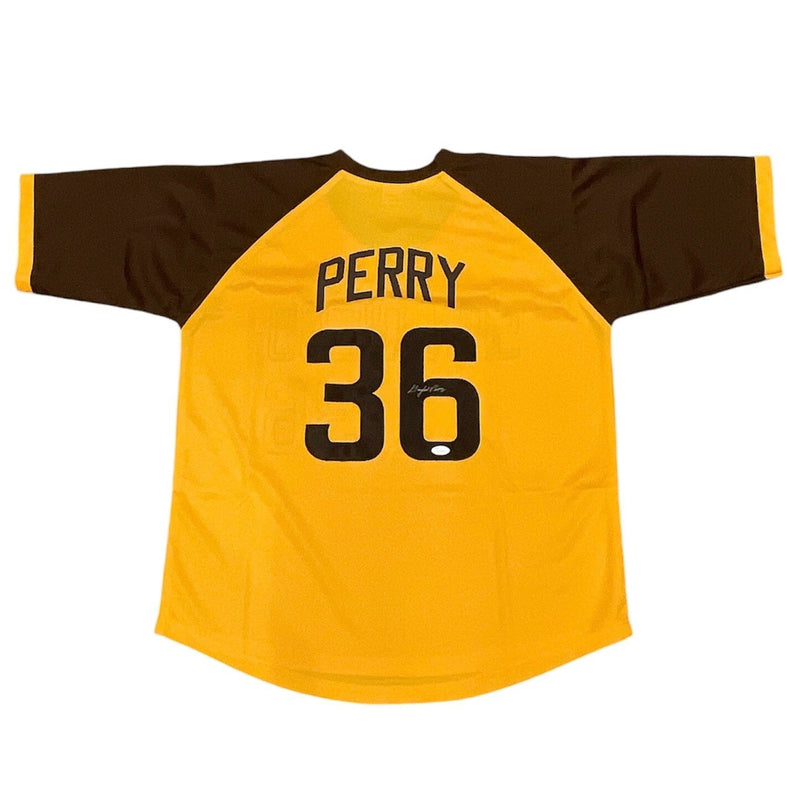 Gaylord Perry Signed Auto Autographed San Diego Padres Jersey JSA COA HOF