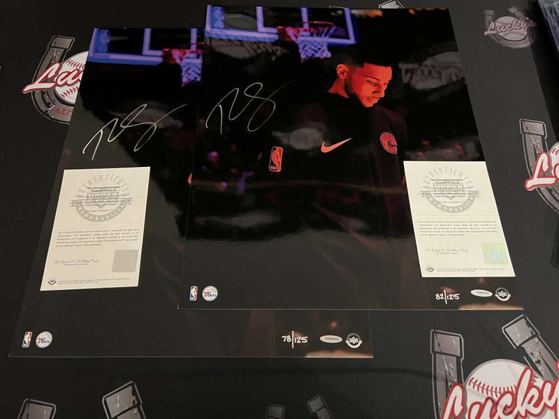 Ben Simmons Signed 16x20 Photo Preperation LE /125 Upper Deck UDA COA