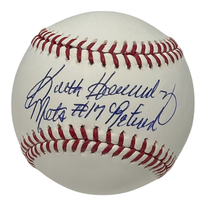 Keith Hernandez Signed Autographed ROMLB Baseball w/ Mets #17 Retired JSA COA
