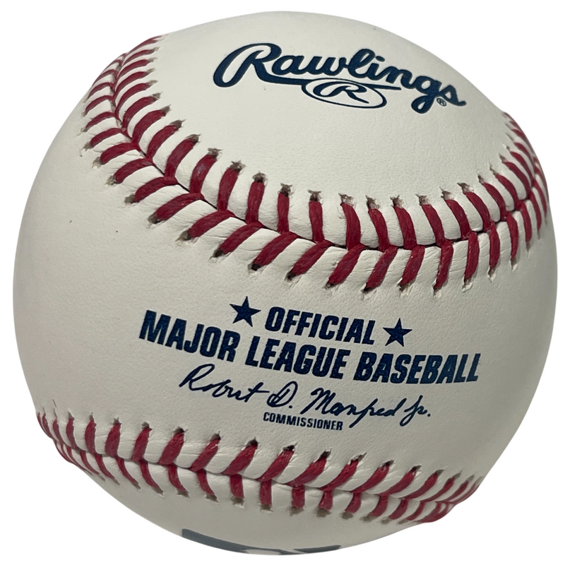 Tylor Megill Signed Autographed ROMLB Baseball w/ Big Drip NY Mets LSCM COA