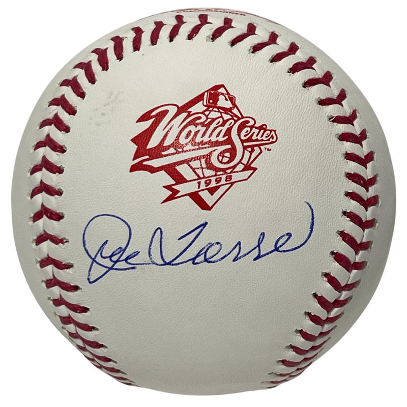 Joe Torre Signed 1998 World Series WS ROMLB Baseball Beckett Wit BAS COA