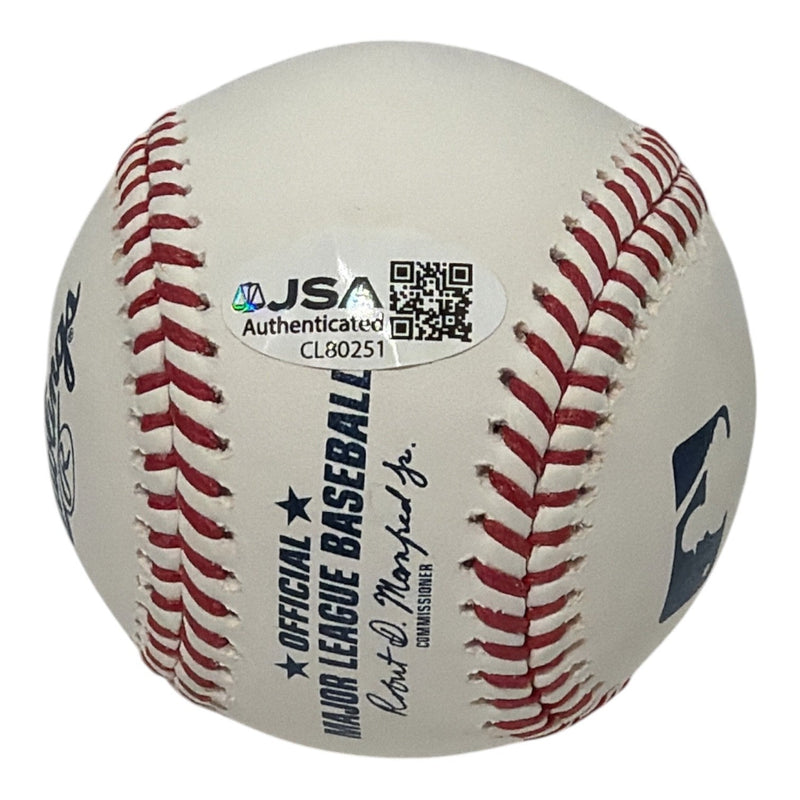 RA Dickey Signed Autographed ROMLB Baseball w/ Full Name + 2 Ins CY JSA COA Mets