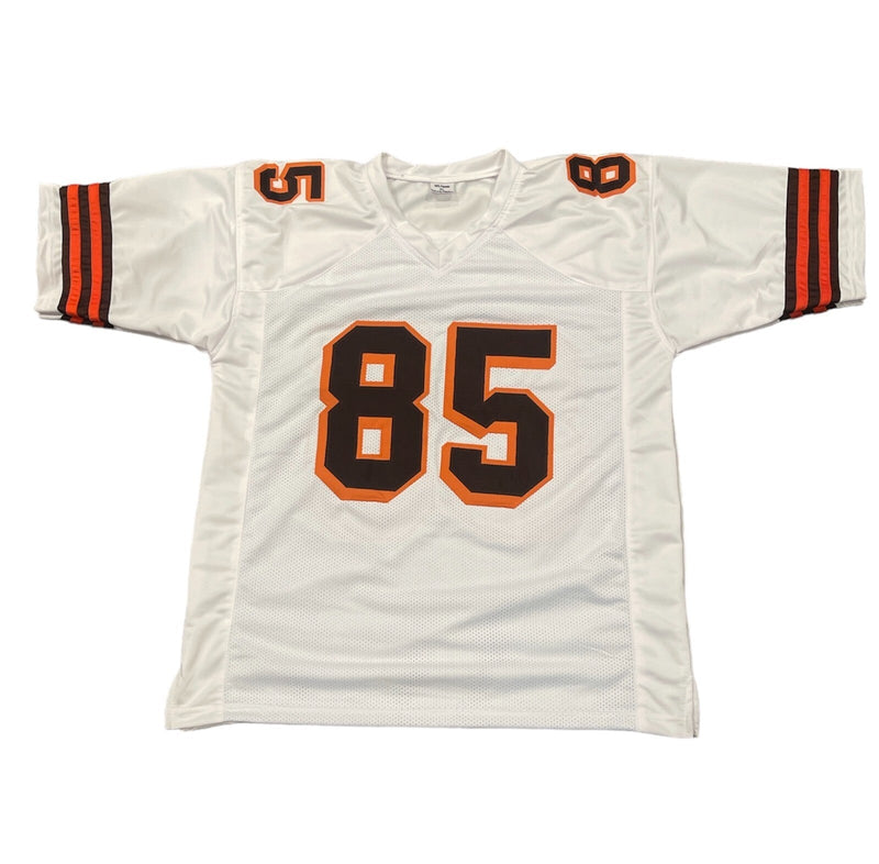 David Njoku Signed Cleveland Browns Custom Jersey Beckett Witness BAS COA