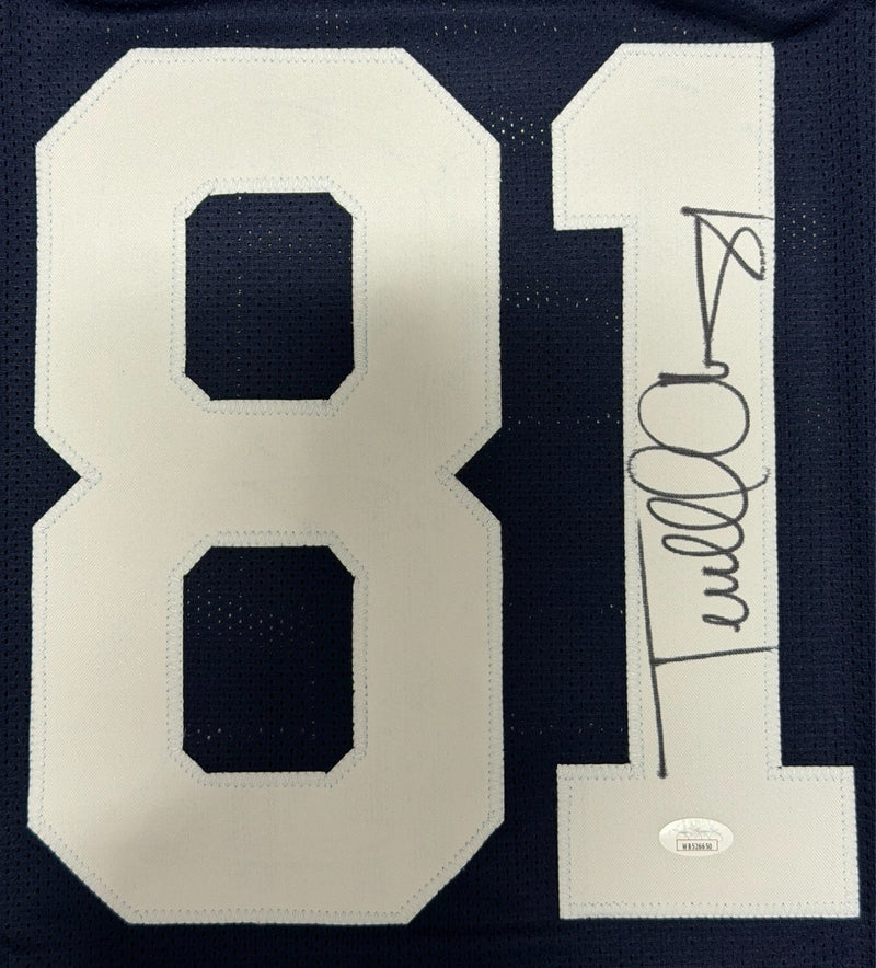 Terrell Owens Signed Autographed Dallas Cowboys TB Stat Custom Jersey JSA COA