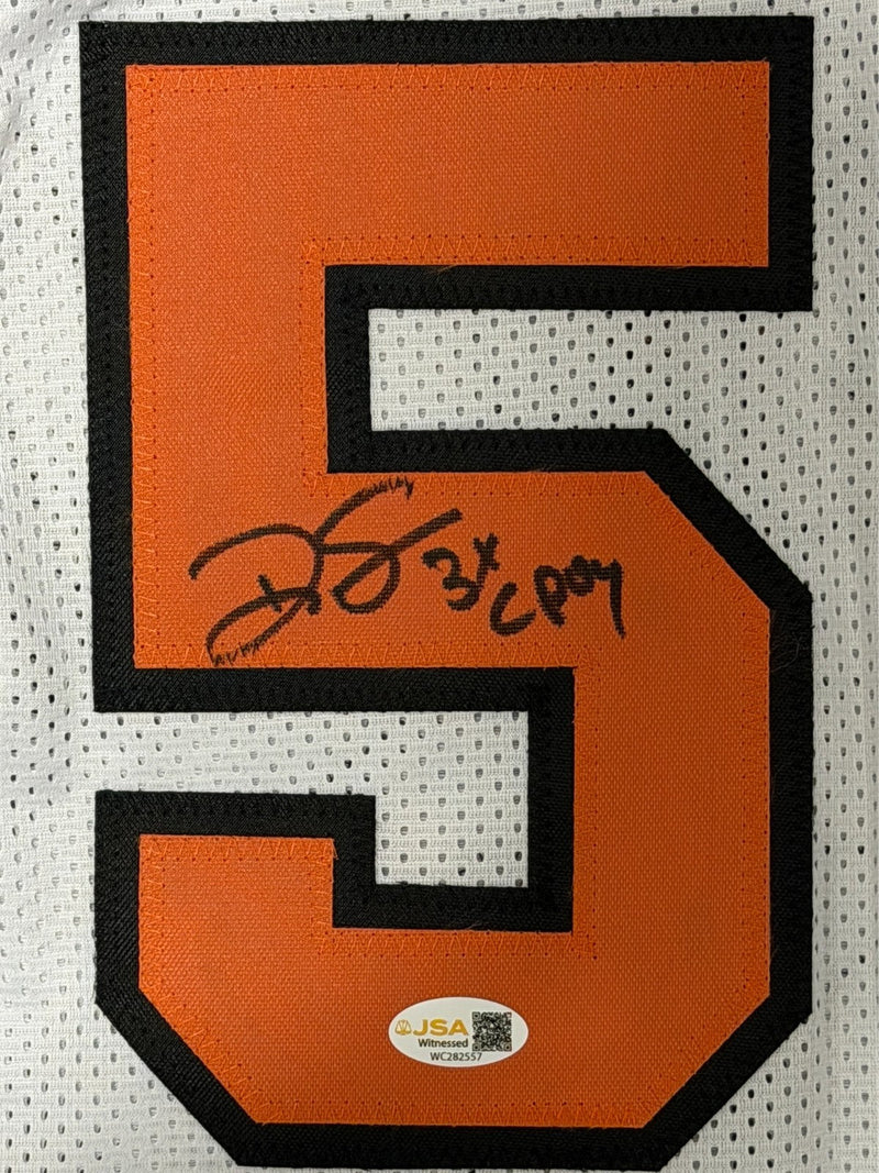 Ralph Sampson Signed Virginia Cavaliers Custom Jersey 3x CPOY JSA Witness COA