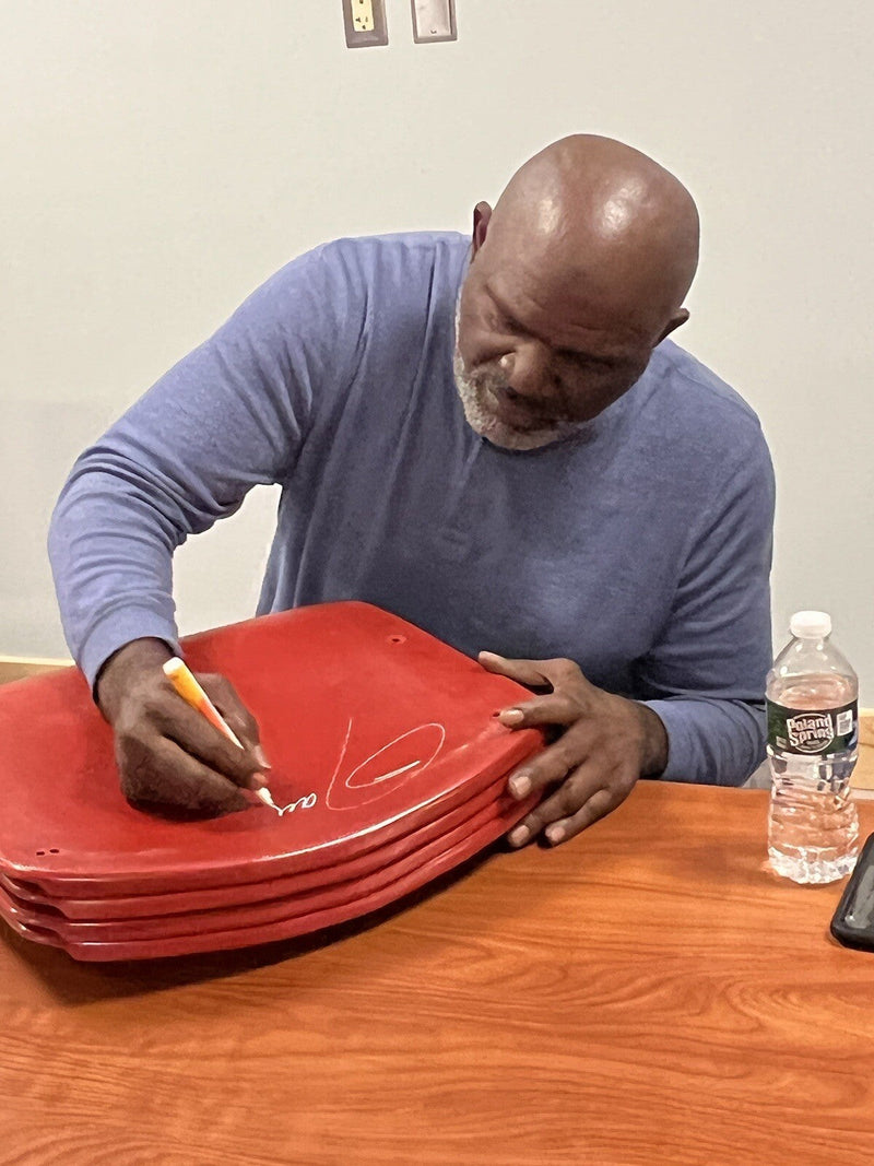 Lawrence Taylor Signed Auto New York Giants Stadium Seat HOF & SB INSC JSA W COA