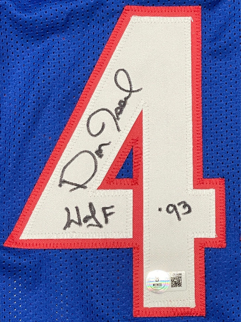 Dan Issel Signed Kentucky Custom Jersey w/ HOF 93 Beckett Witness BAS COA