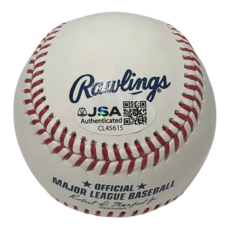 Travis Syroka Signed Autographed ROMLB Baseball w/ Go Nats! JSA COA Nationals