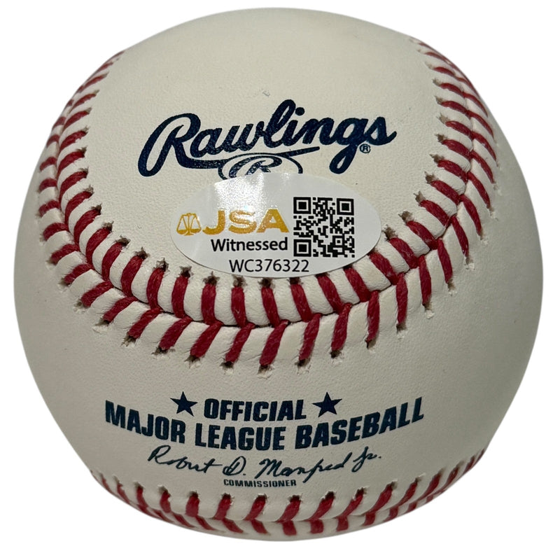 Jett Williams Signed ROMLB Baseball w/ 2022 1st Rd Pick JSA Witness COA