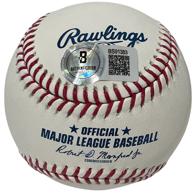 Jason Giambi Signed Autographed ROMLB Baseball w/ 2000 MVP Beckett BAS COA
