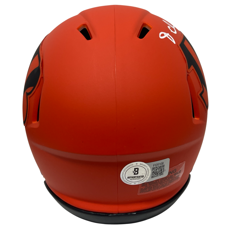 Ja'Marr Chase Signed Cincinnati Bengals Rave Mini Helmet Beckett BAS COA