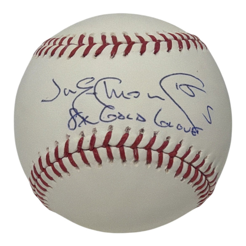 Jim Edmonds Signed Autographed ROMLB Baseball w/ 8x Gold Glove JSA COA Cardinals