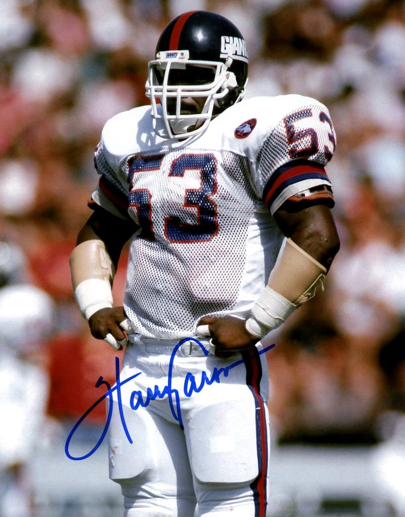 Harry Carson Signed Autographed New York Giants 8x10 Photo LSCM COA #2