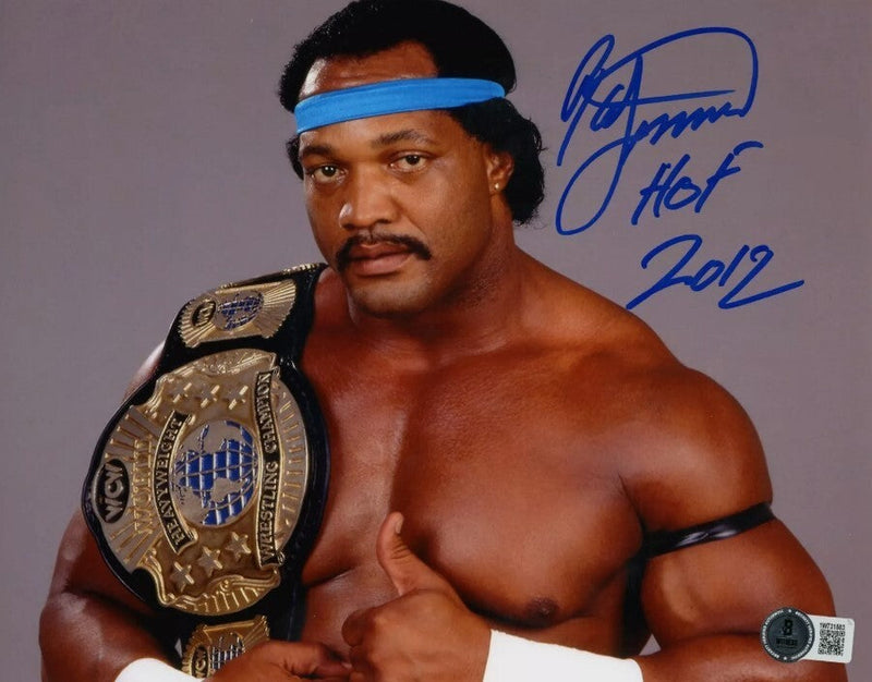 Ron Simmons Signed Autographed 8x10 Photo WWE w/ HOF 2012 Beckett Wit BAS COA