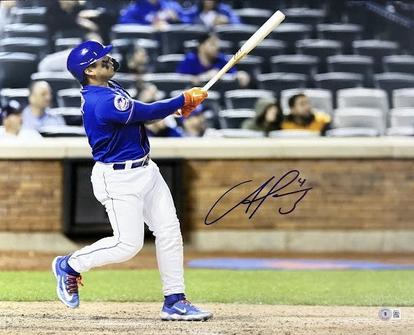 Francisco Alvarez Signed New York Mets 16x20 Photo Beckett Witness BAS COA