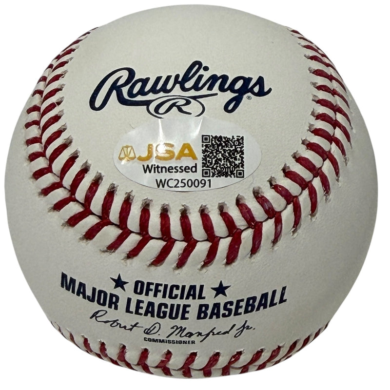 Jose Rijo Signed Autographed ROMLB Baseball w/ 4 Insc JSA Witness COA