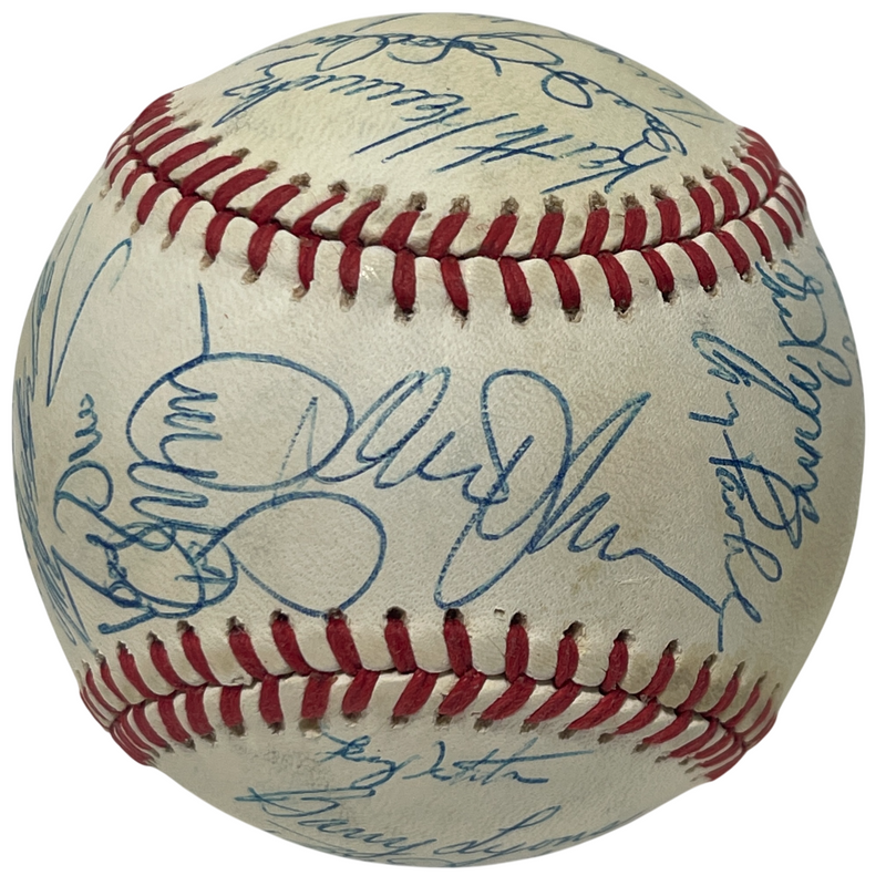 1988 New York Mets Team Signed Autograph ONL National League Baseball JSA LOA B