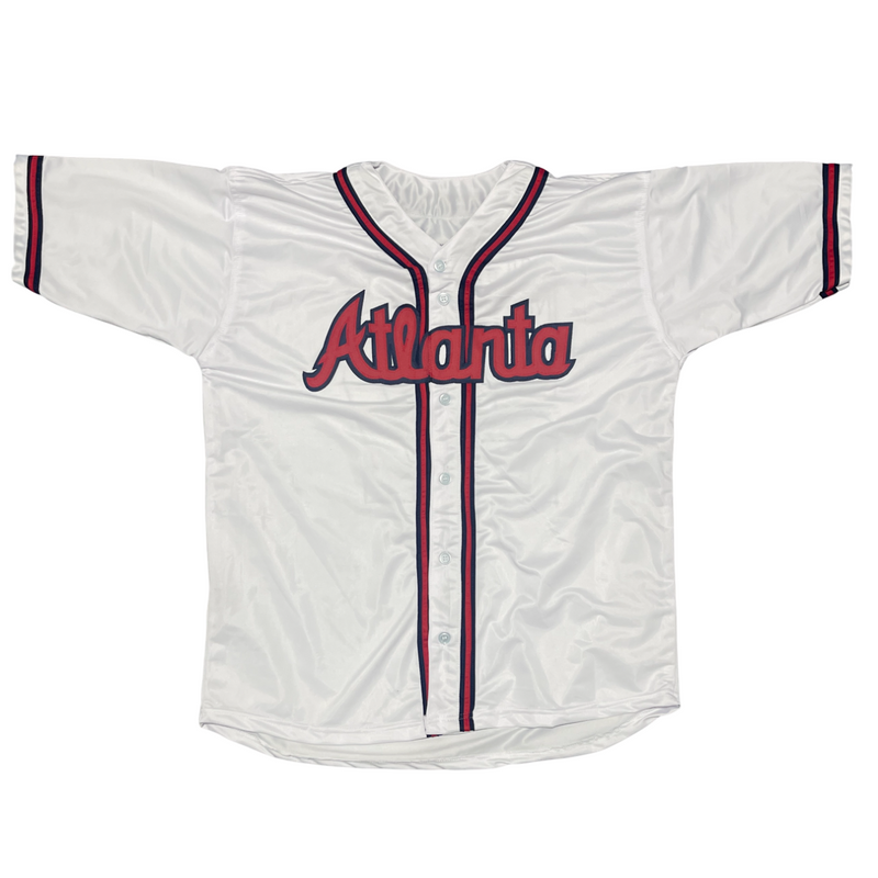 Fred McGriff Signed Braves Custom Jersey w/ HOF 2023 Beckett Witness BAS COA