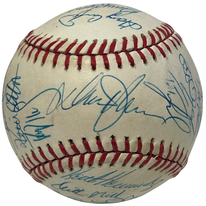 1989 New York Mets Team Signed Autograph ONL National League Baseball JSA LOA A
