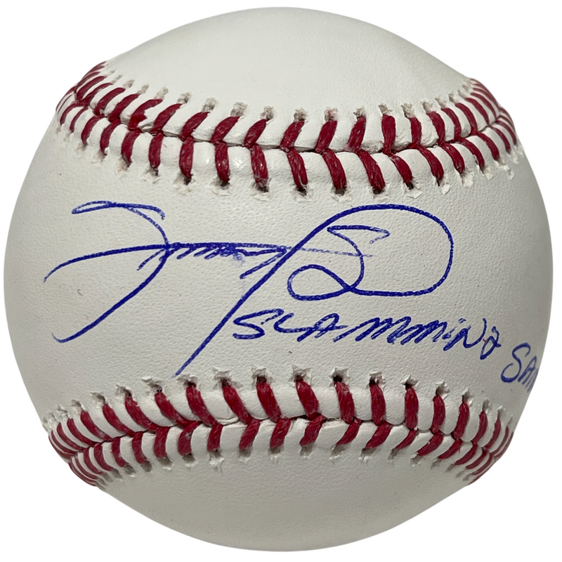 Sammy Sosa Signed ROMLB Baseball w/ Slammin Sammy Insc Beckett Witness BAS COA