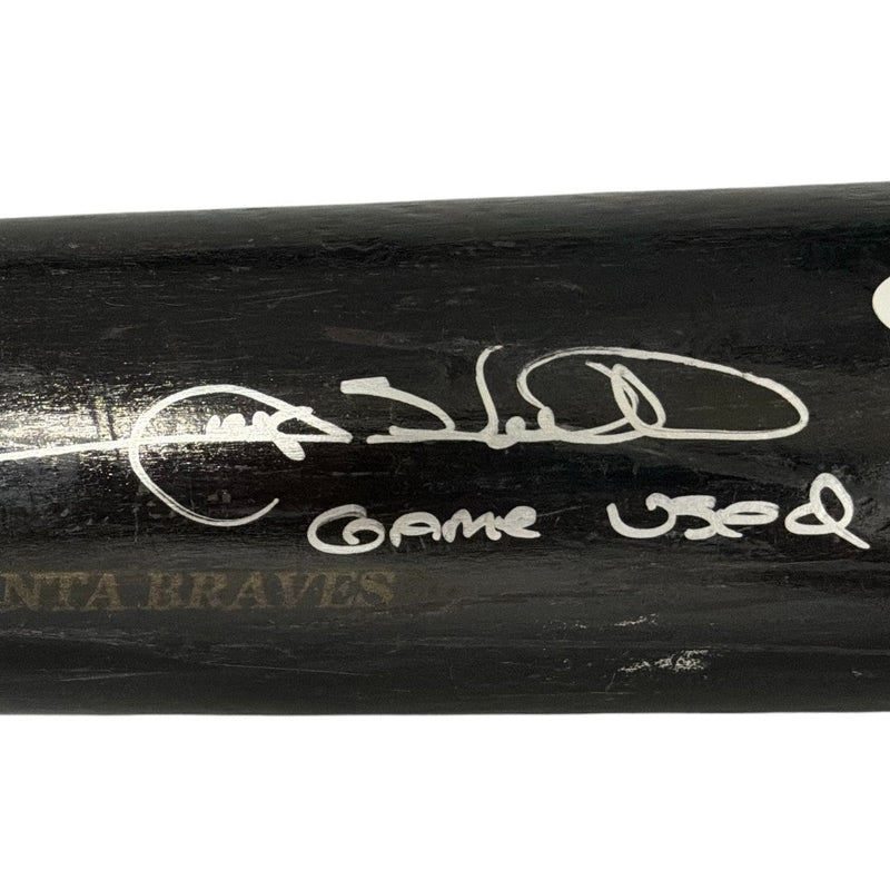 Gary Sheffield Signed Game Used Sam Bat Black Bat JSA COA Braves A