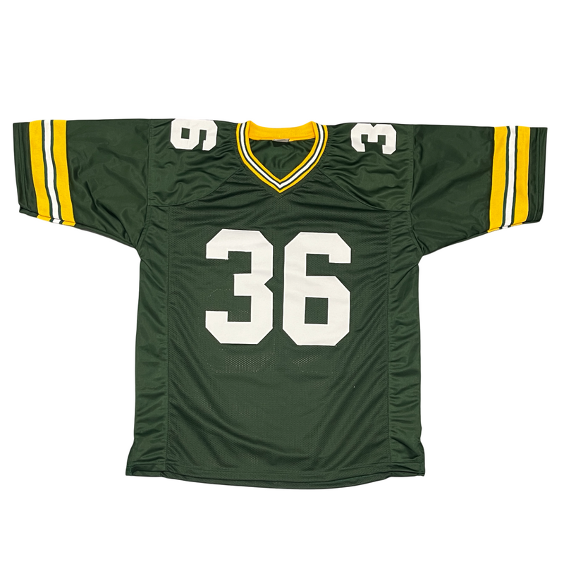LeRoy Butler Signed Packers Custom Jersey w/ 2 Ins Beckett Witness BAS COA