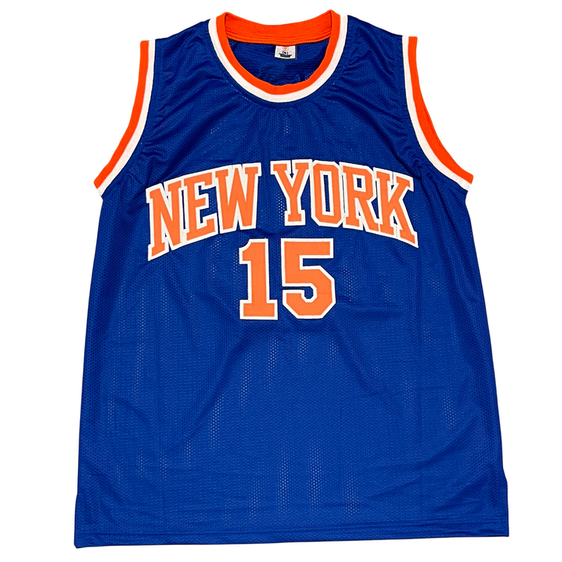 Earl Monroe Signed New York Knicks Custom Jersey Beckett Witness BAS COA