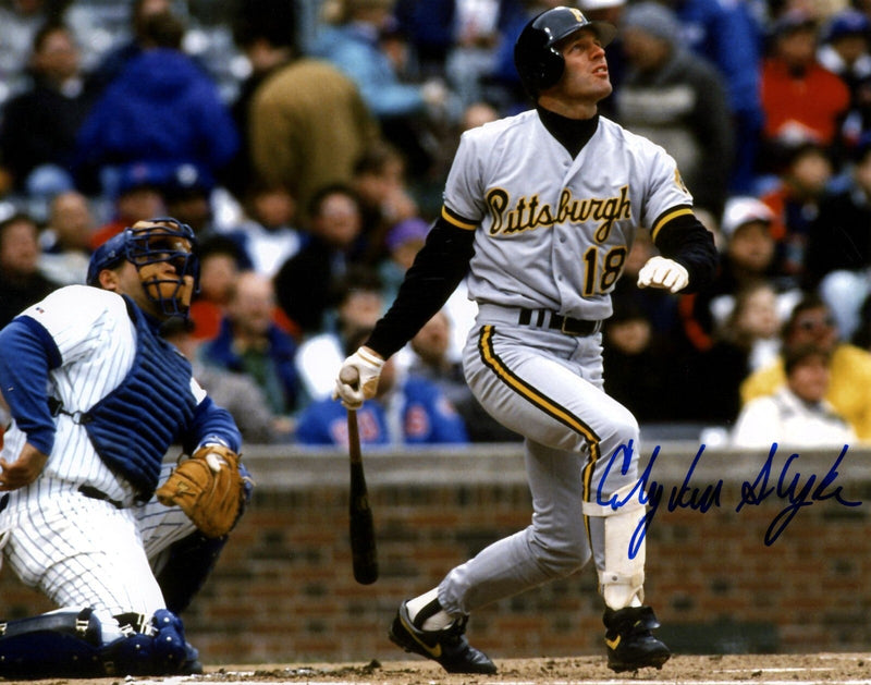 Andy Van Slyke Signed Autographed Pittsburgh Pirates 8x10 Photo LSCM COA #1