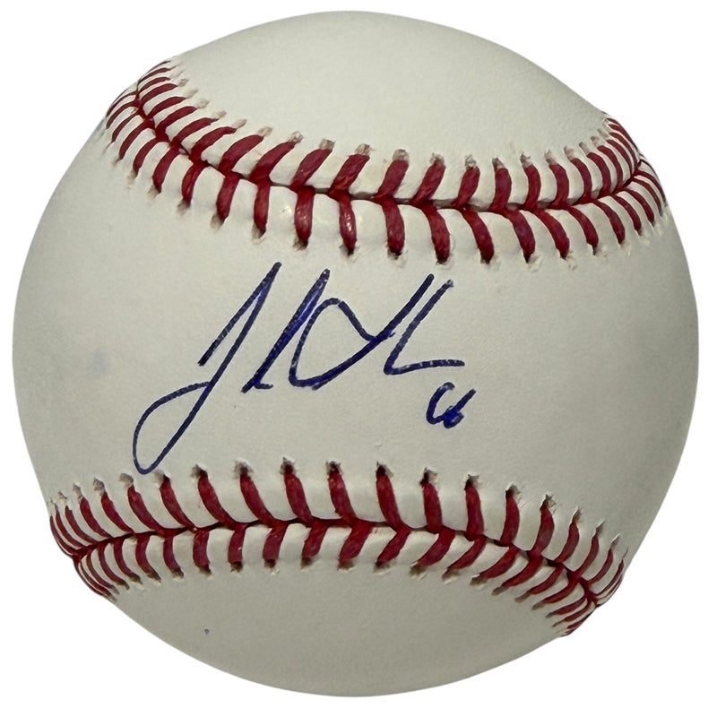 Josh Sborz Signed Autographed ROMLB Baseball JSA COA Rangers 2023 WS Final Out