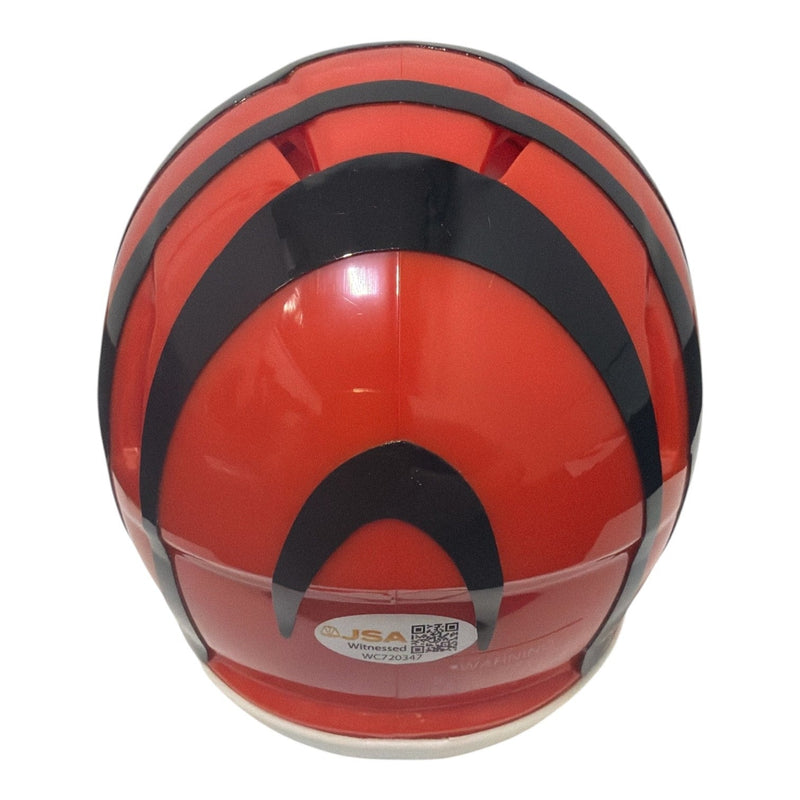 Chad Johnson Signed Cincinnati Bengals Speed Mini Helmet JSA Witness COA