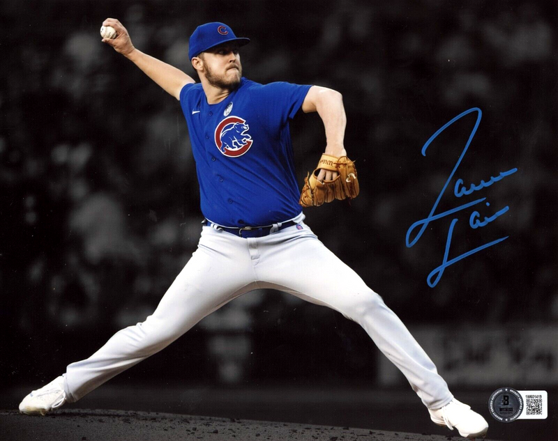 Jameson Taillon Signed Chicago Cubs 8x10 Photo Beckett Witness BAS COA