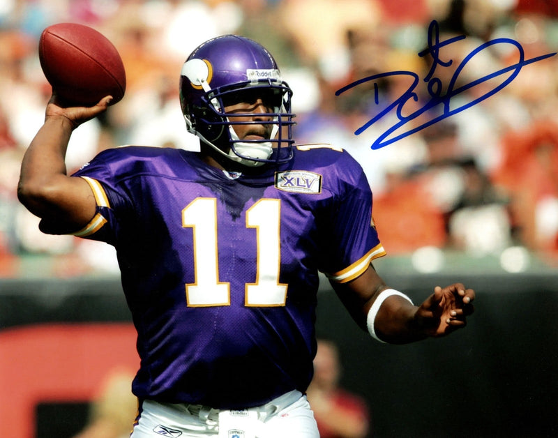 Daunte Culpepper Signed Autographed Minnesota Vikings 8x10 Photo LSCM COA #1