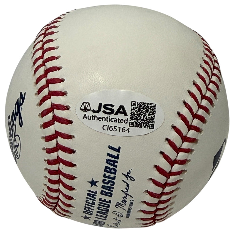 Josh Sborz Signed Autographed ROMLB Baseball JSA COA Rangers 2023 WS Final Out