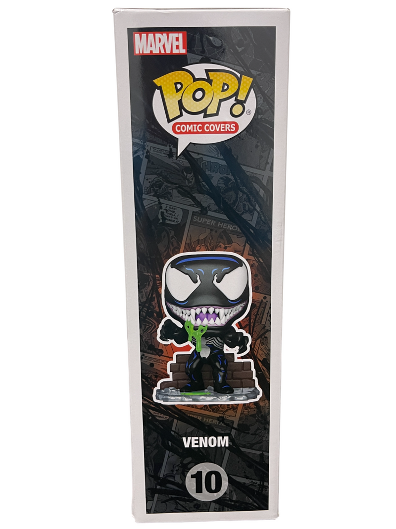 Tom Hardy Signed Venom Funko Pop Comic #10 w Sam De La Rosa Sketch BAS JSA COA D