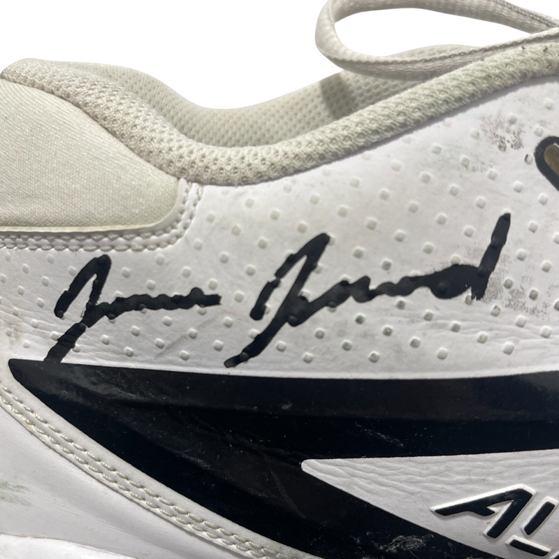 Jamien Sherwood Signed 2024 Game Used Football Cleats (PAIR) Beckett Wit BAS COA