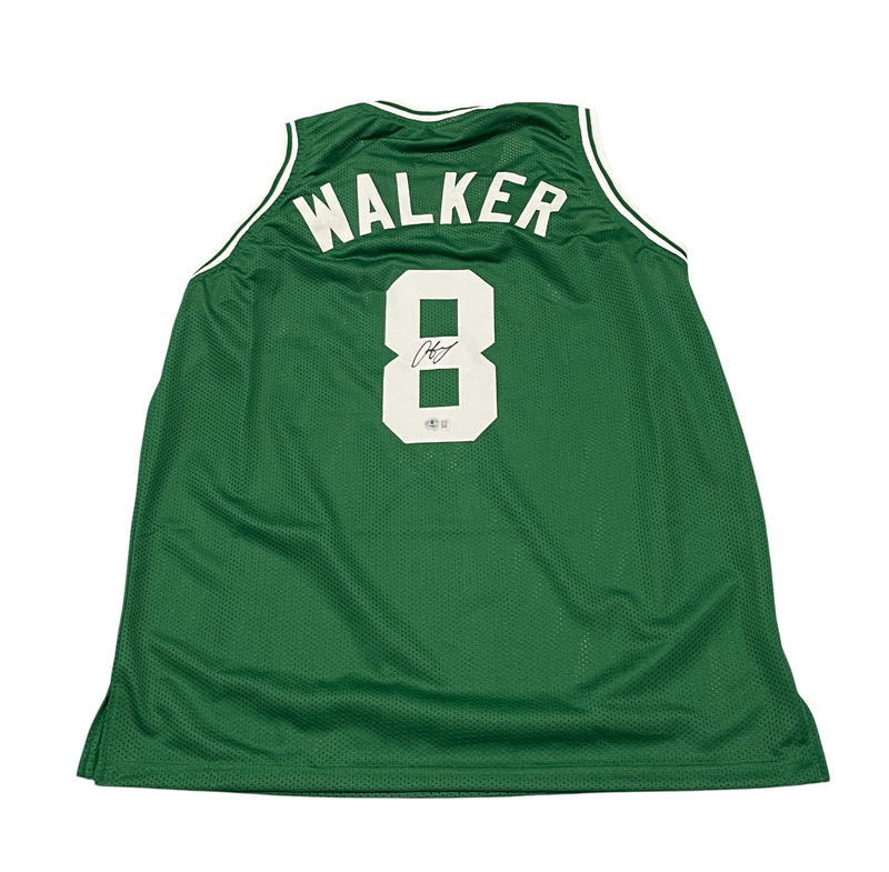 Antoine Walker Signed Boston Celtics Custom Jersey Beckett Witness BAS COA