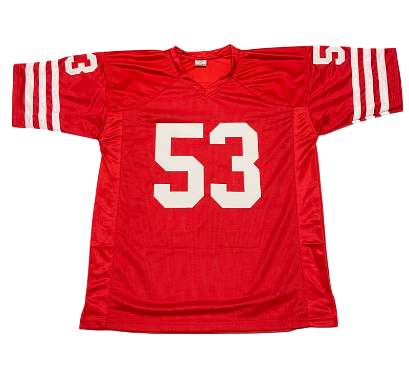 Bill Romanowski Signed San Francisco 49ers Custom Jersey Beckett Witness BAS COA