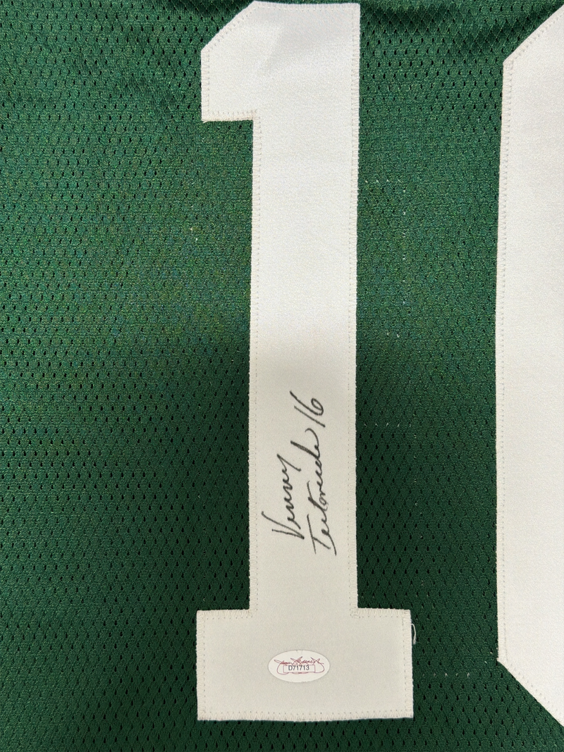 Vinny Testaverde Signed New York Jets Starter Authentic Jersey JSA COA