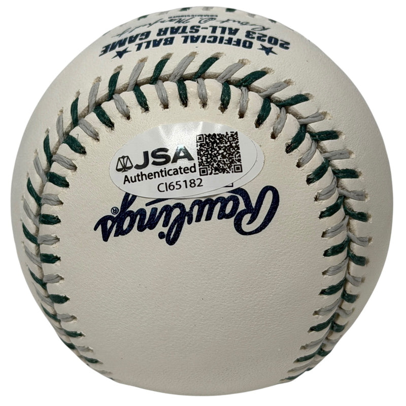 Shane McClanahan Signed 2023 All Star Game Baseball JSA COA Tampa Bay Rays