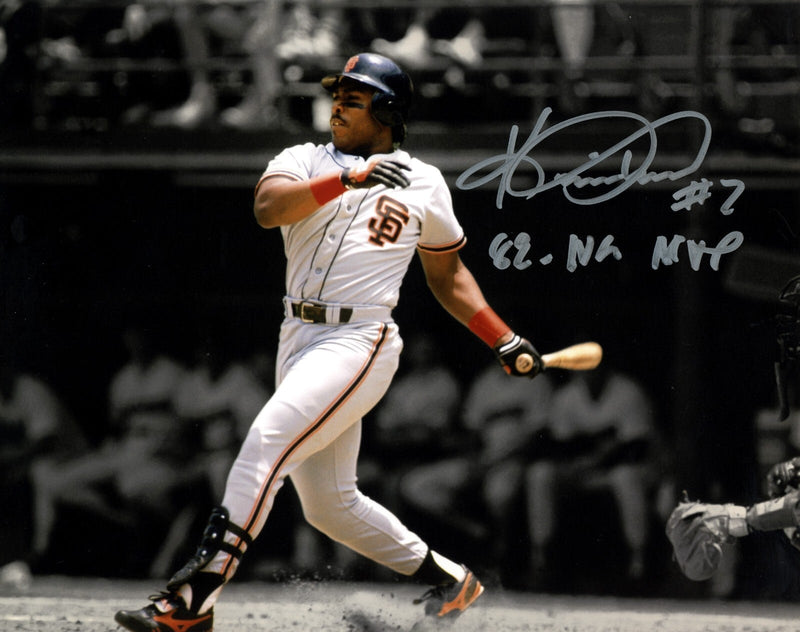 Kevin Mitchell Signed San Francisco Giants 8x10 Photo w/ 89 NL MVP LSCM COA #1