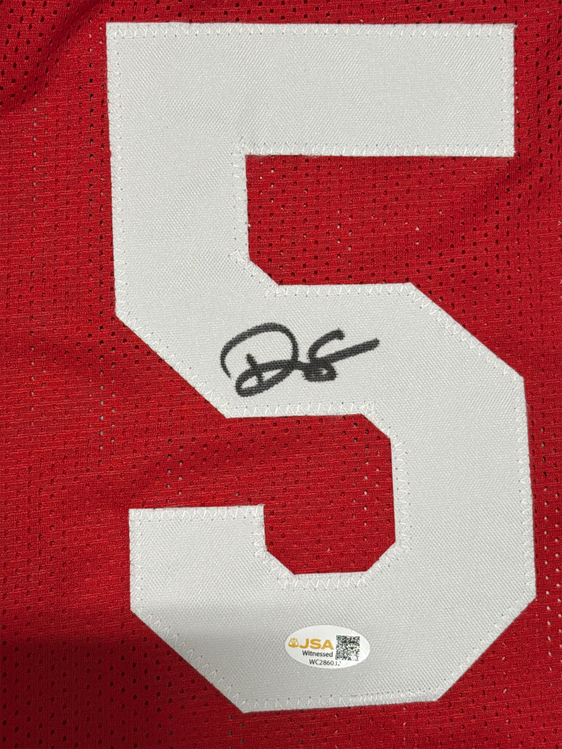 Ralph Sampson Signed Autographed Houston Rockets Custom Jersey JSA Witness COA