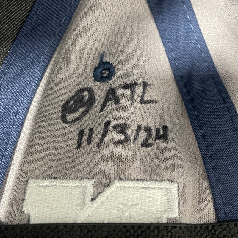 Brandon Aubrey Signed Auto Game Worn 2024 Cowboys Hat vs ATL Beckett BAS COA #4