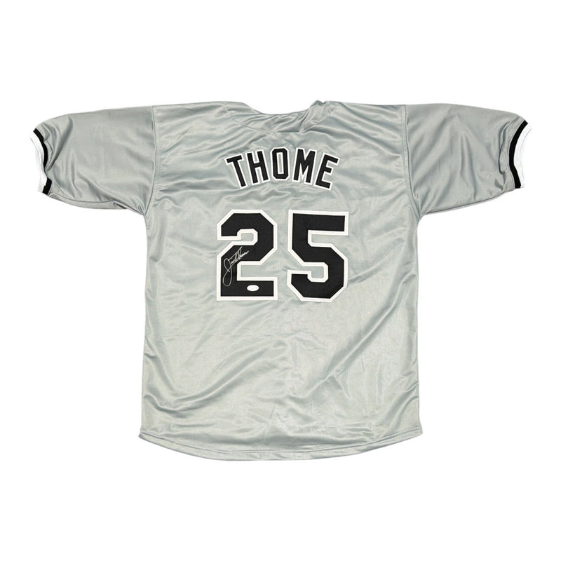 Jim Thome Signed Autographed Chicago White Sox Custom Jersey JSA Witness COA