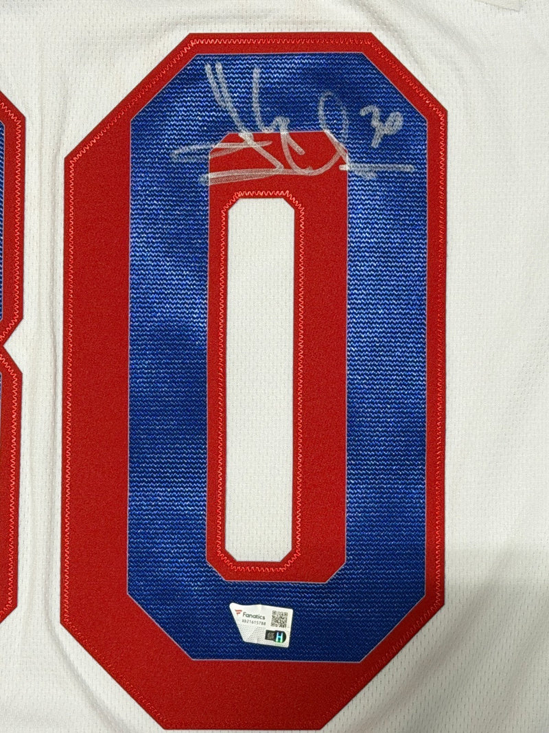 Henrik Lundqvist Signed New York Rangers White Fanatics Jersey FANATICS COA
