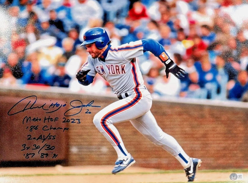 Howard "Hojo" Johnson Signed Auto 16x20 Photo w/ 4 Ins Beckett BAS COA #2
