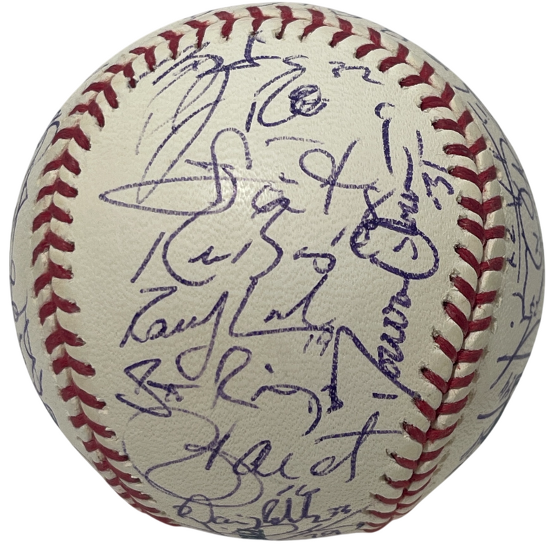 2008 Long Island Ducks Team Signed Autographed ROMLB Baseball LSCM COA