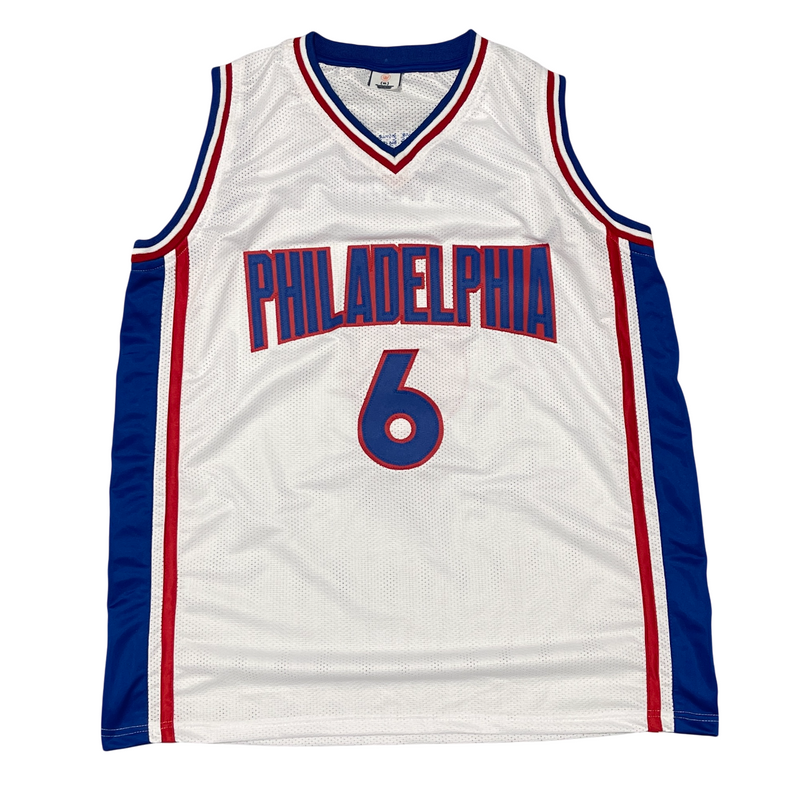 Julius Erving Signed 76ers Custom Jersey w/ Dr. J Insc. Beckett Witness BAS COA
