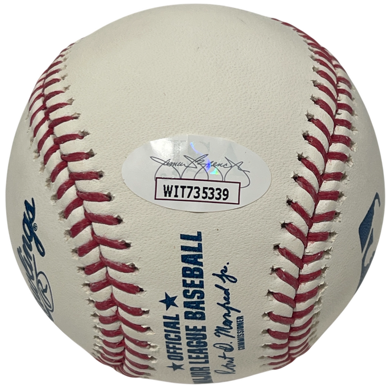 Domingo German Signed ROMLB Baseball w/ SUNDAY Inscription JSA COA Yankees PG