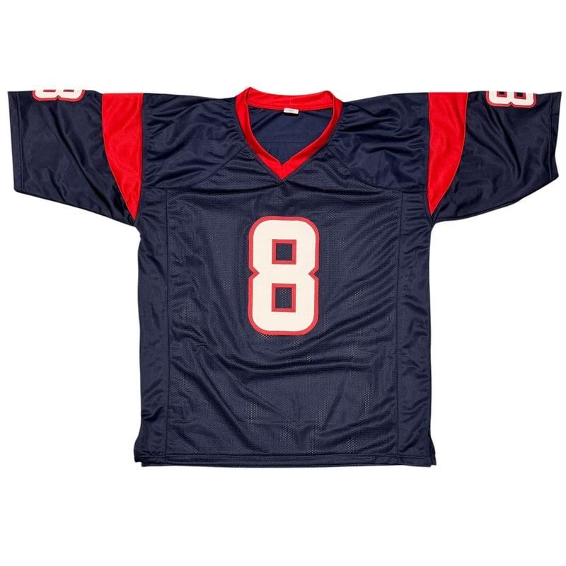 Matt Schaub Signed Houston Texans Custom Jersey JSA Witness COA