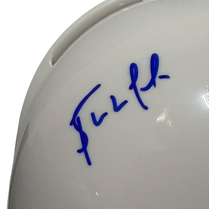 Bernie Nicholls Signed Rangers Mini Helmet w/ 3x AS + 1209 PTS JSA Witness COA